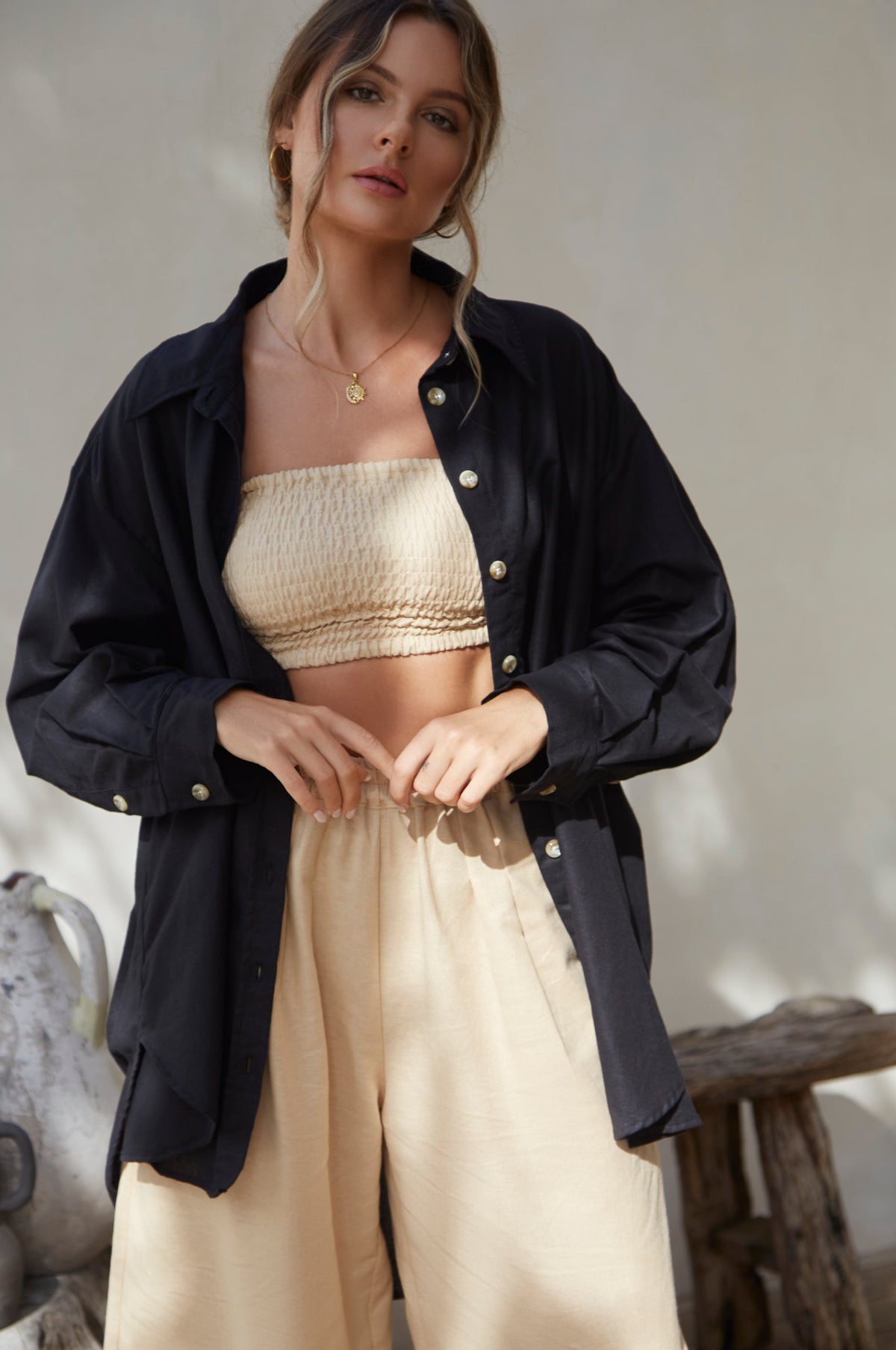 Romania Oversized Linen Shirt